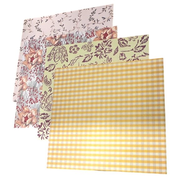 60 Sheets of Assorted Scrapbook Paper Pack - Various Patterns, Colors, & sizes - Picture 3 of 11